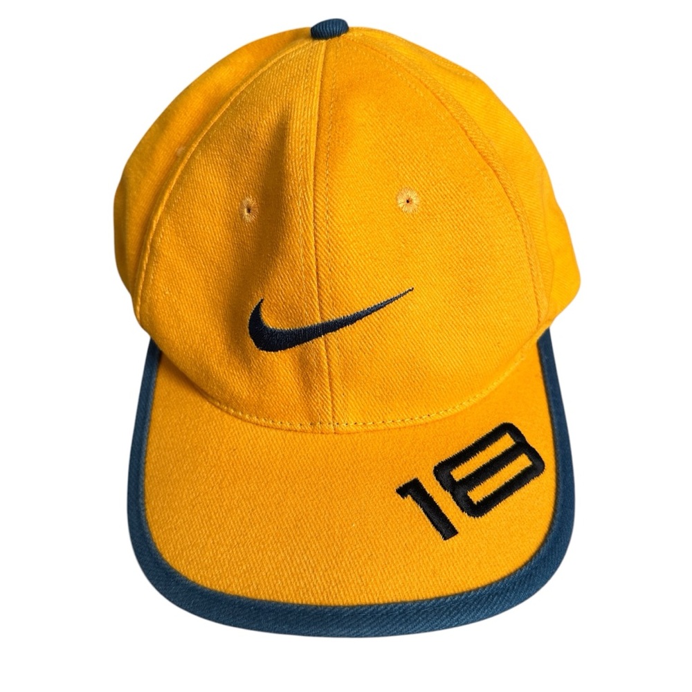 Vintage Nike Golf Yellow Hat 18